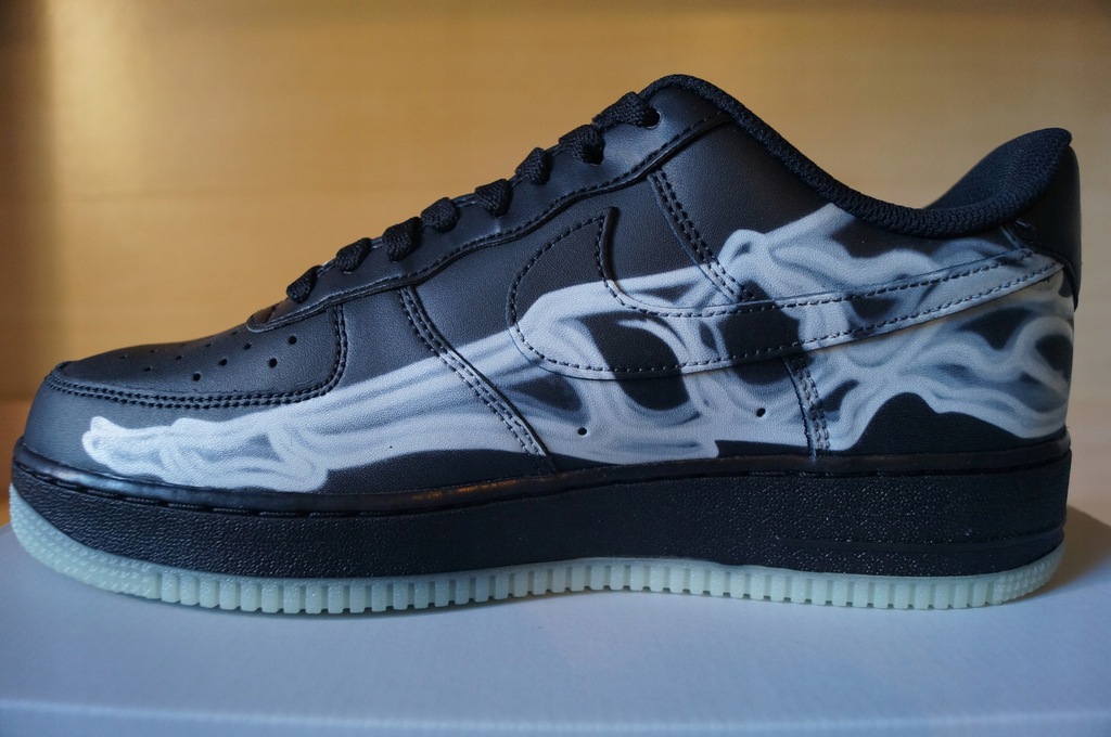 Nike Air Force 1 Low Black Skeleton r. 43 - 8951701548