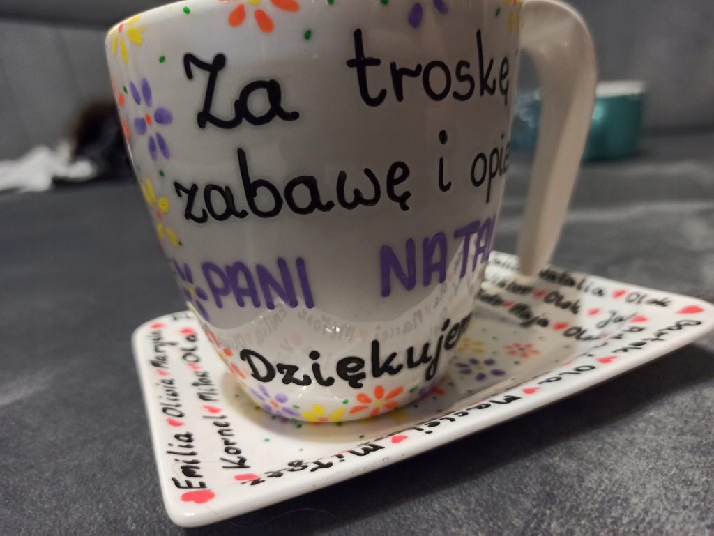 Filiżanka dla nauczyciela, dzień nauczyciela