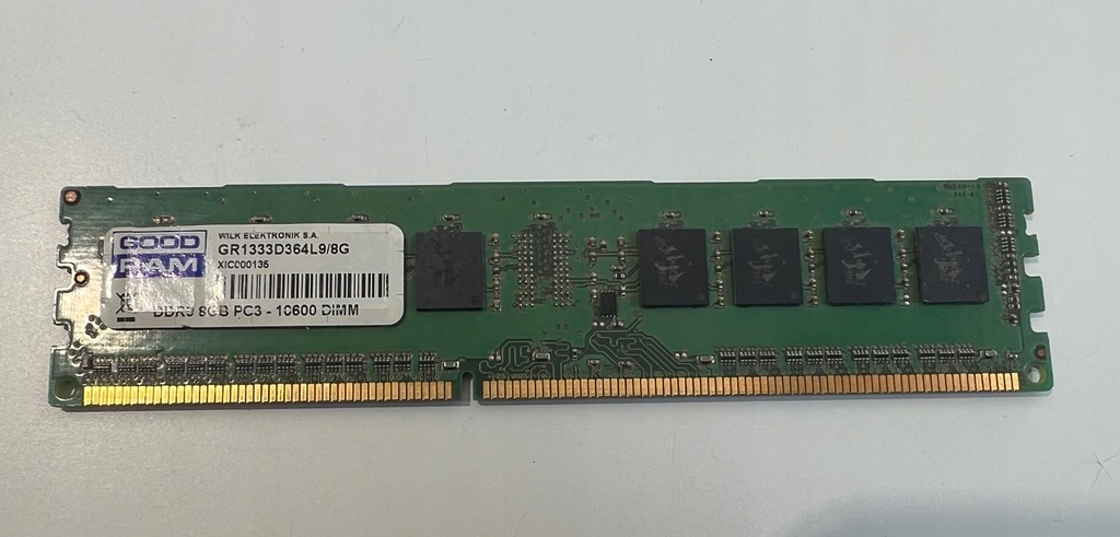 RAM Goodram Pamięć PC 8GB DDR3 PC3 10600 1333 MHz