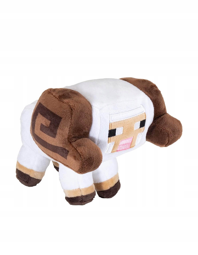 MASKOTKA PLUSZAK / MINECRAFT ROGATA OWCA / 18 CM