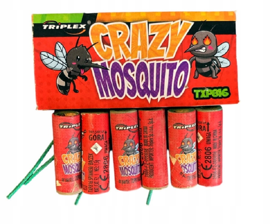 WIRUJĄCE BĄCZKI CRAZY MOSQUITO TXP816 TRIPLEX 6 sztuk SPINNERS