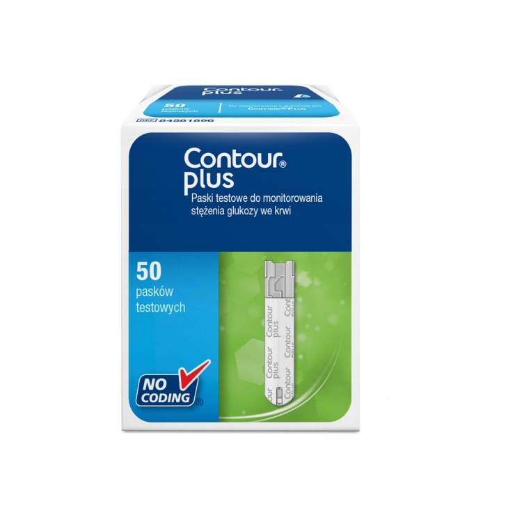 Contour Plus 50 pasków testowych