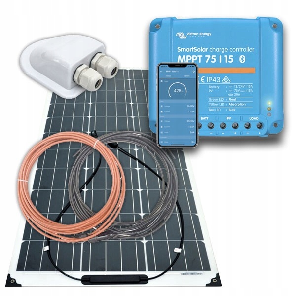 Panel słoneczny do kampera 180W z regulatorem MPPT 9525266074 oficjalne archiwum Allegro