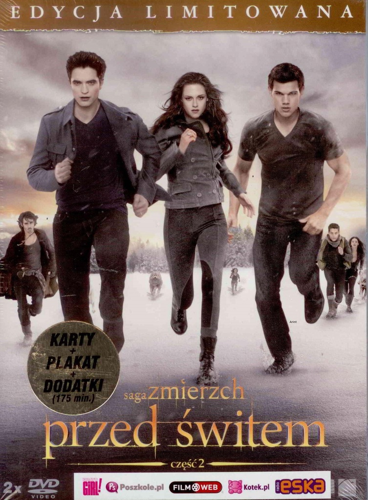 you_filmzさま Saga 'Zmierzch': Przed świtem. Część 2 płyta DVD • Cena