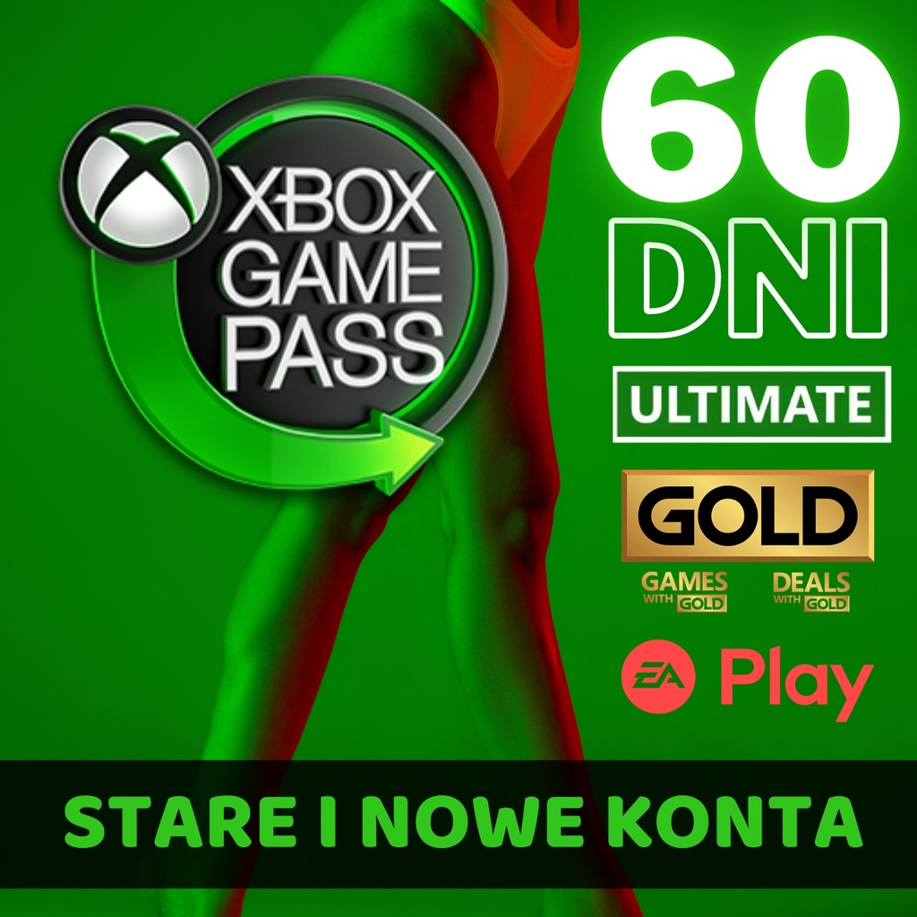XBOX GAME PASS ULTIMATE 60 DNI 2X 30 LIVE GOLD PC