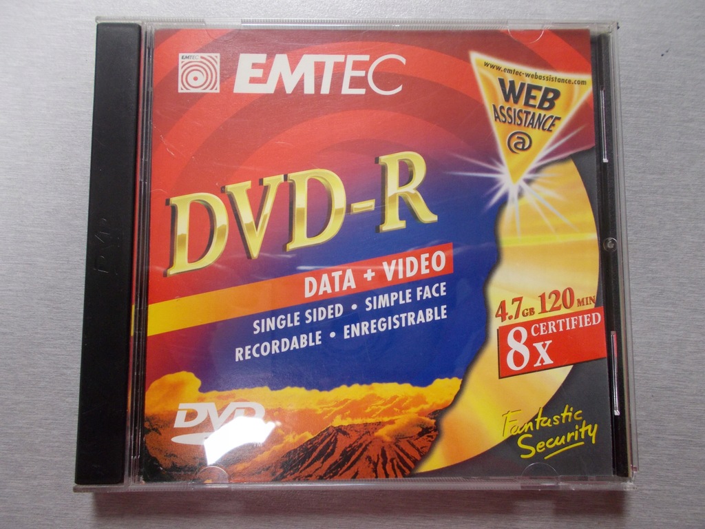 Płyta Emtec DVD-R 4.7 GB