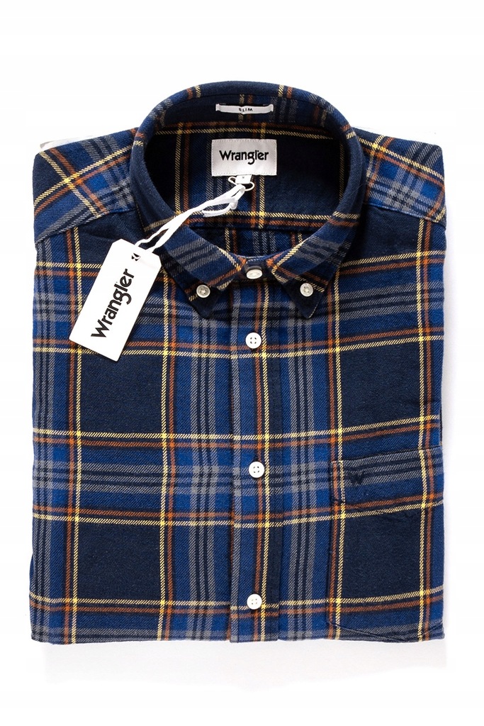 WRANGLER LS 1PKT BUTTON-DOWN MĘSKA KOSZULA ___ S