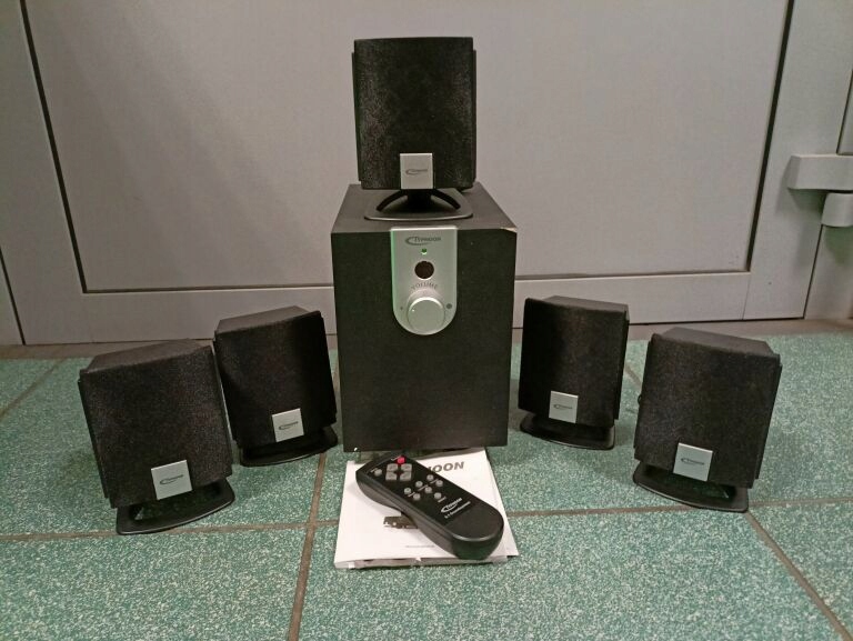 ZESTAW GŁOŚNIKÓW TYPHOON 5.1 SOUND SYSTEM