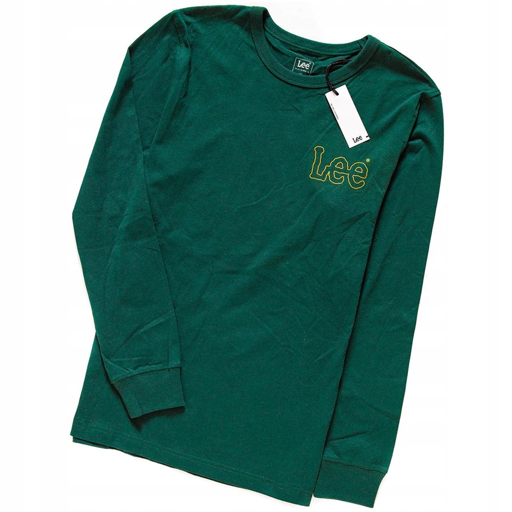 LEE OUTLINE LOGO MĘSKI LONGSLEEVE KOSZULKA M