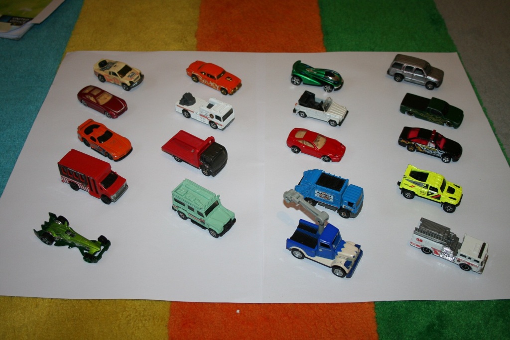 Autko Zestaw 20 sztuk resoraki Hot wheels Matchbox