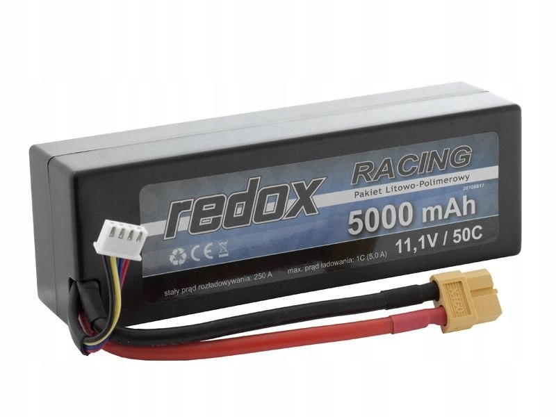 Redox RACING 5000 mAh 11,1V 50C Hardcase Samochodo