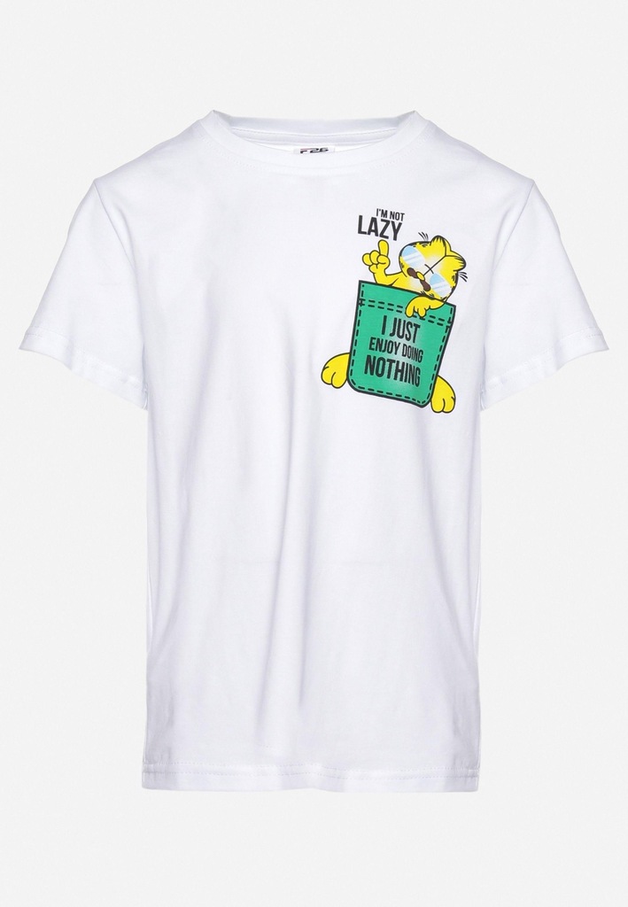 Born2Be Biała Koszulka 4 T-shirt