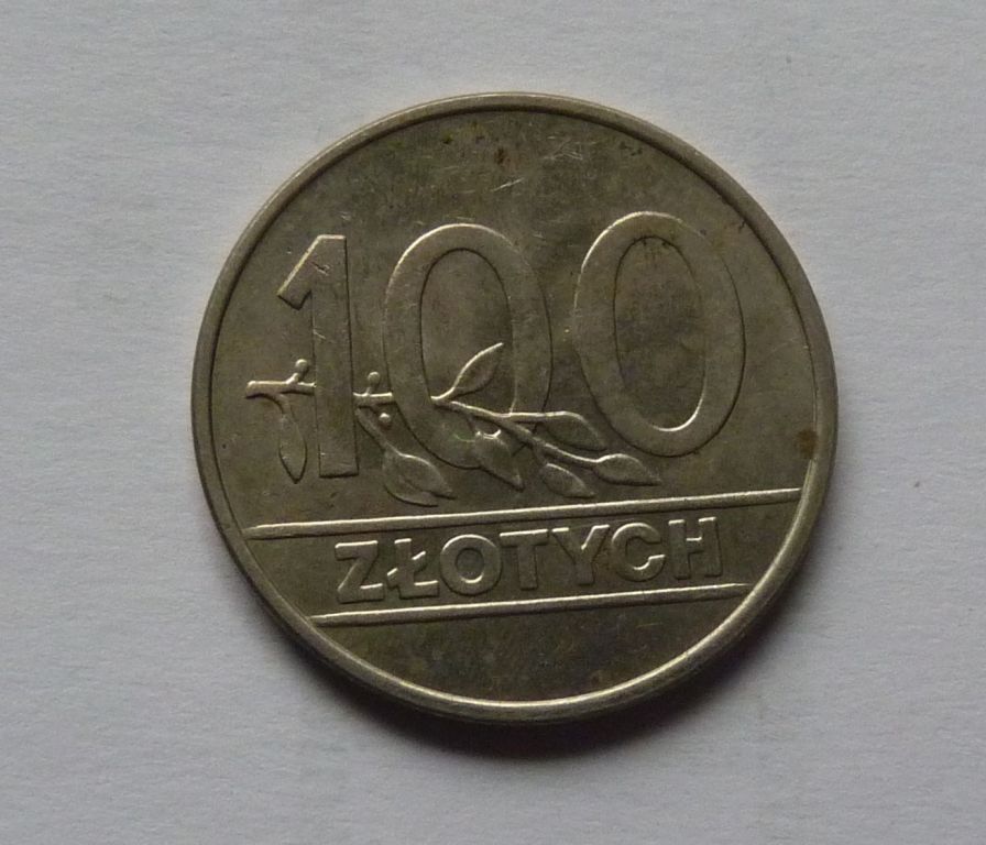 MONETA  100 zł 1990