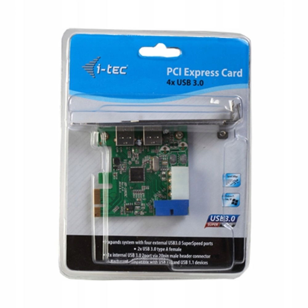 Купить Карта i-tec PCI-Express с 4 портами USB 3.0: отзывы, фото, характеристики в интерне-магазине Aredi.ru