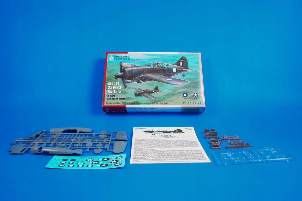 SPECIAL HOBBY SH72128 1/72 Buffalo model 339-23 In RAAF and USAAF colors 