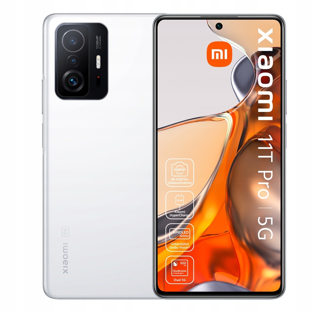 Smartfon Xiaomi 11T Pro 8/128GB 5G White biały - 11512655324 ...