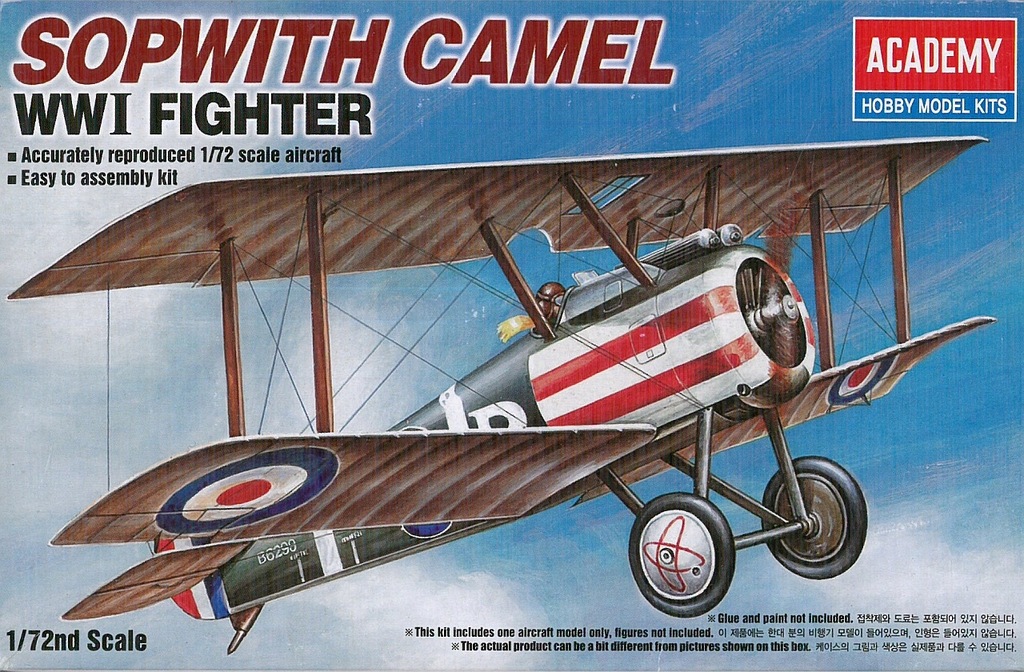 Academy 12447 Sopwith Camel model plastikowy