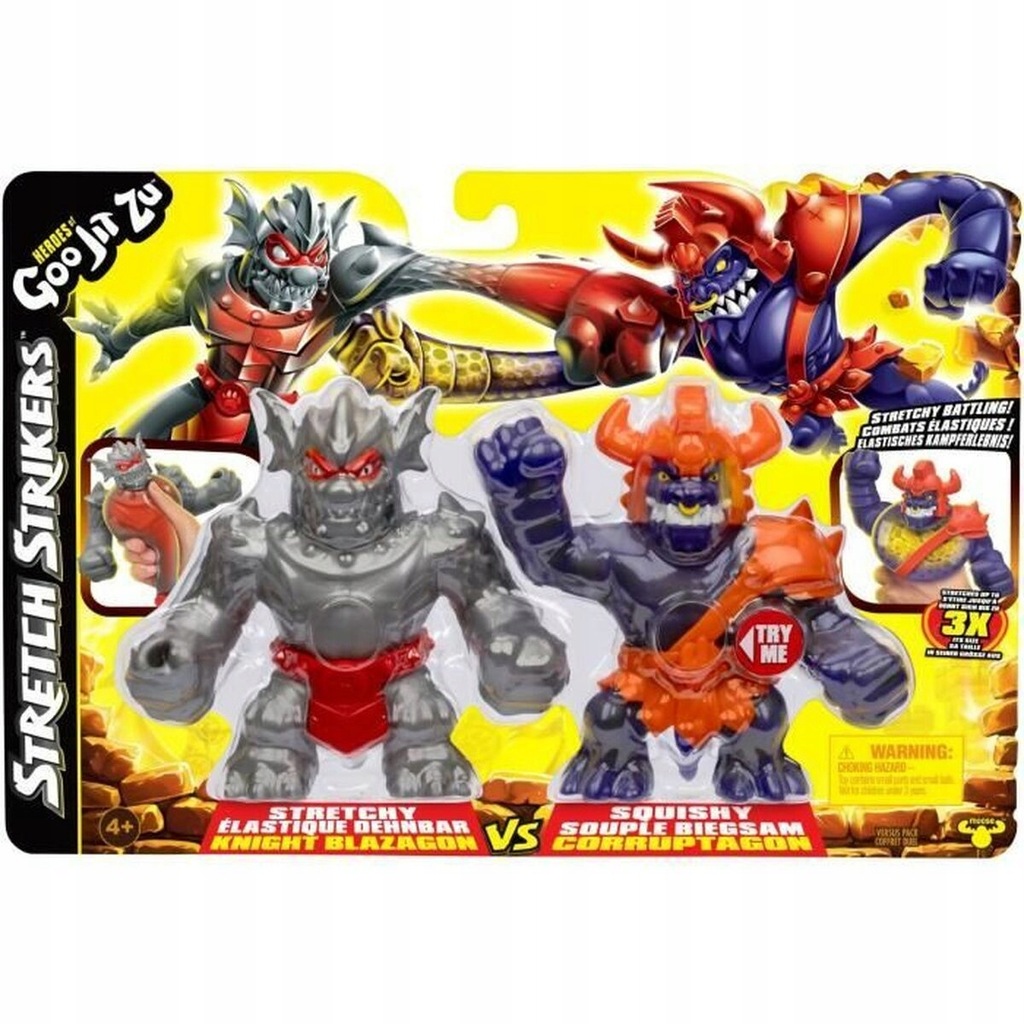 Playset Goo Jit Zu Strikers Blaz vs Corr Figura