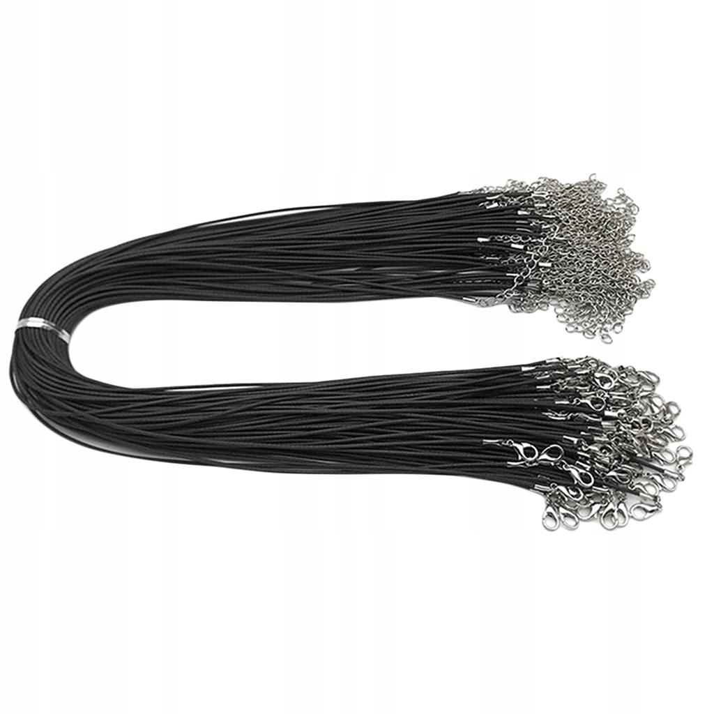 100Pcs Waxed Cotton Bracelets String for Black