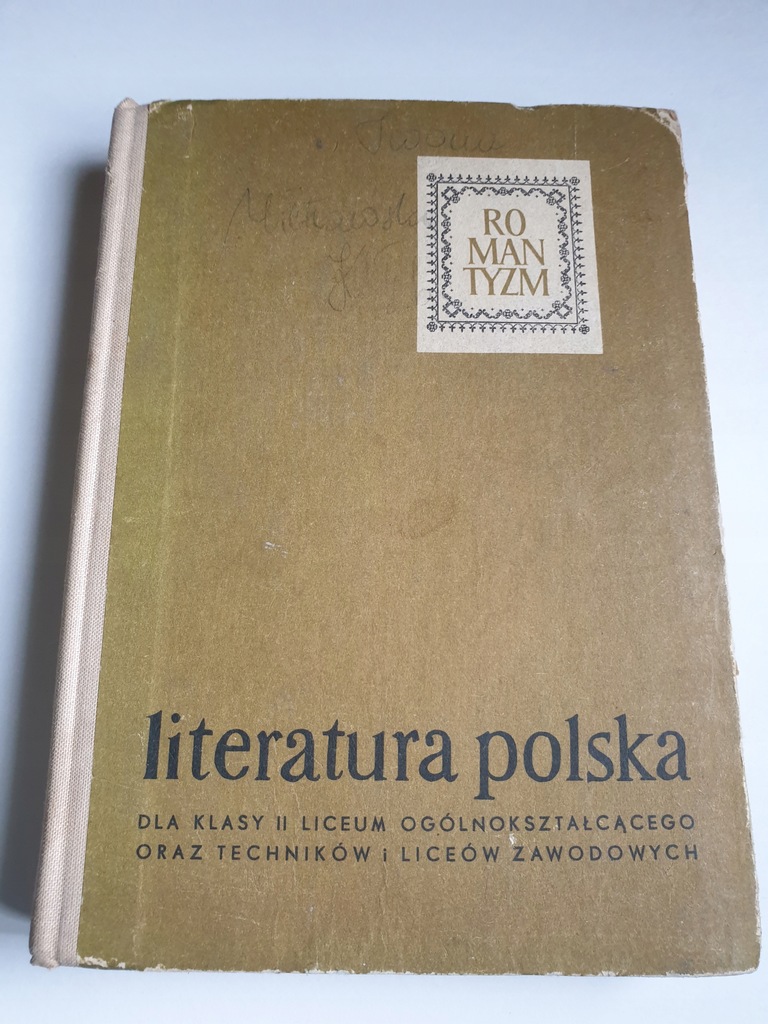 LITERATURA POLSKA OKRESU ROMANTYZMU