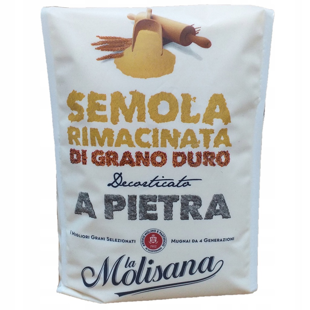 Semolina Rimacinata di grano duro 1kg MOLISANA