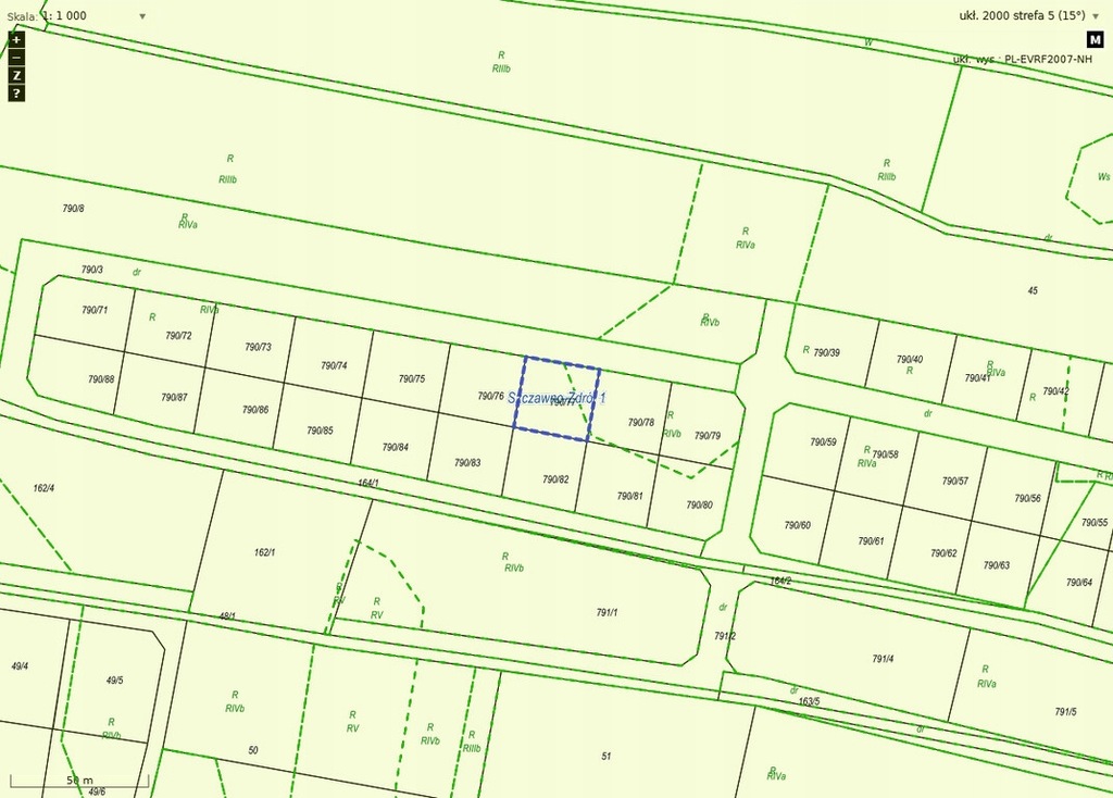 Działka, Szczawno Zdrój, Wałbrzyski, 763 m²