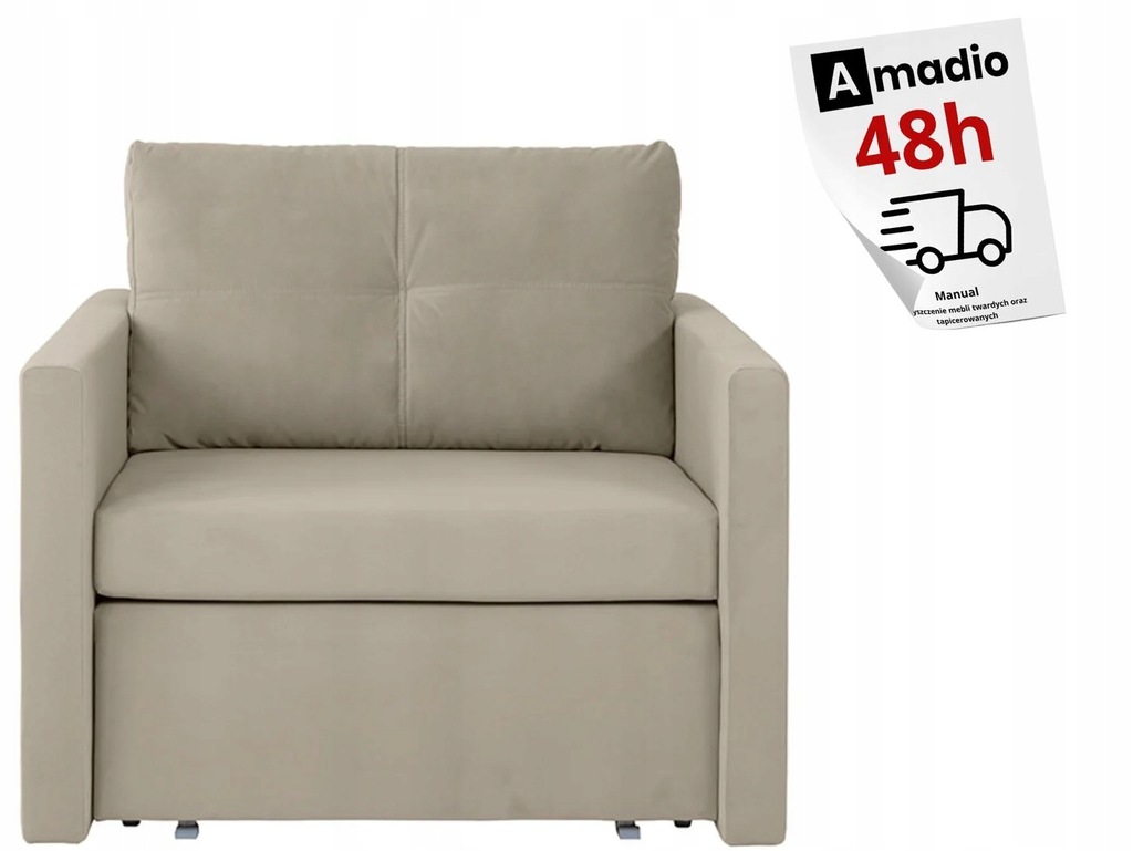 Sofa jednoosobowa Bunio młodzieżowa BRW 12644586162 oficjalne