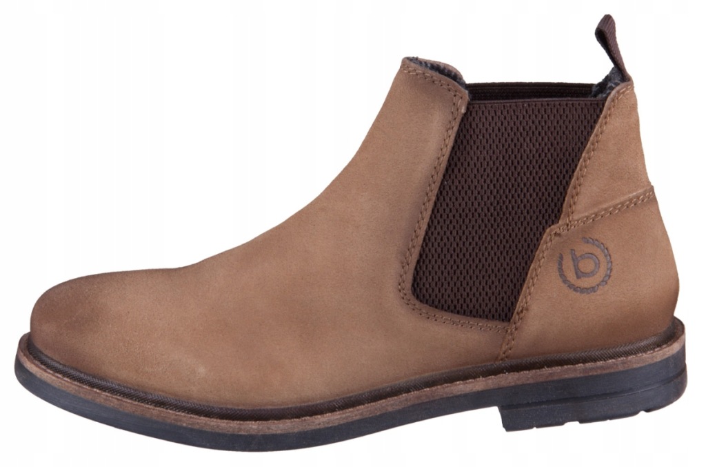 BUGATTI SZTYBLETY MĘSKIE SKÓRZANE BEŻOWE 44 Ż1D