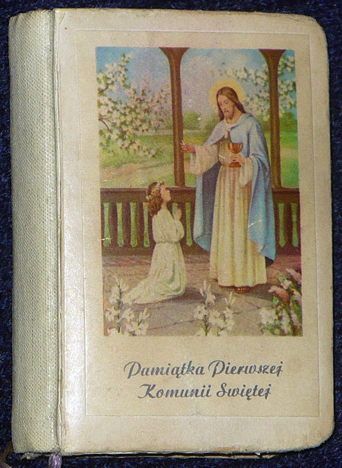 Książeczka Pamiątka I Komunii - ok.1960r