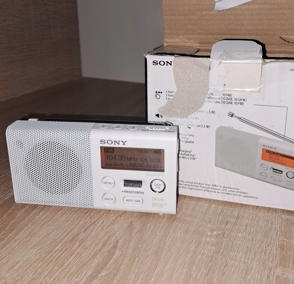 Radio bezprzewodowe Sony XDRP1DBP FM DAB DAB+ 12760065972