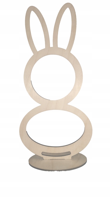 Statuetka ze sklejki wielkanocny królik 25cm