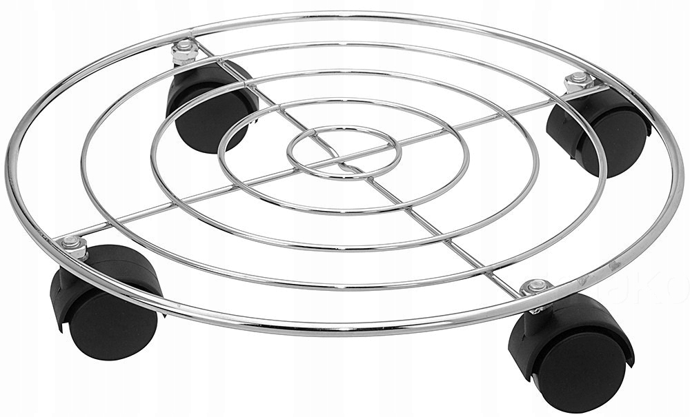 METALOWA PODSTAWKA POD DONICĘ, DONICZKĘ NA KÓŁKACH - 7869251866