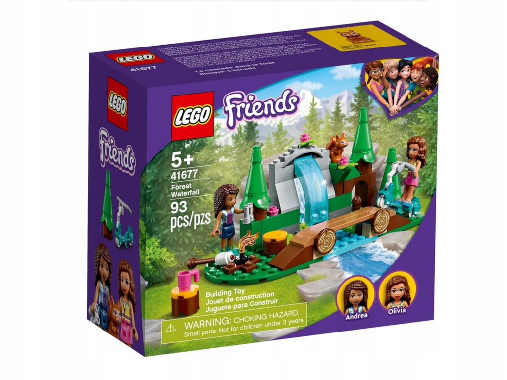 LEGO FRIENDS 5+ Leśny wodospad 41677