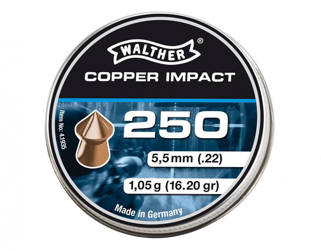 Śrut Walther Copper Impact 250 szt. 5,5mm (4.1935)