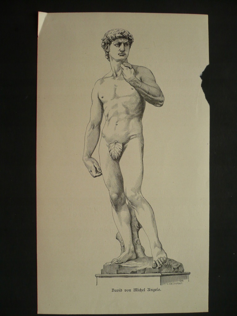 Dawid Michała Anioła, oryg. 1899