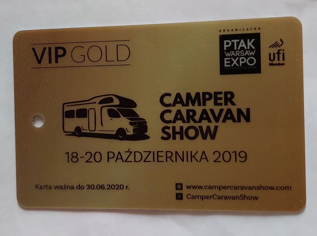 KARTA | VIP GOLD PTAK WARSAV EXPO 2019