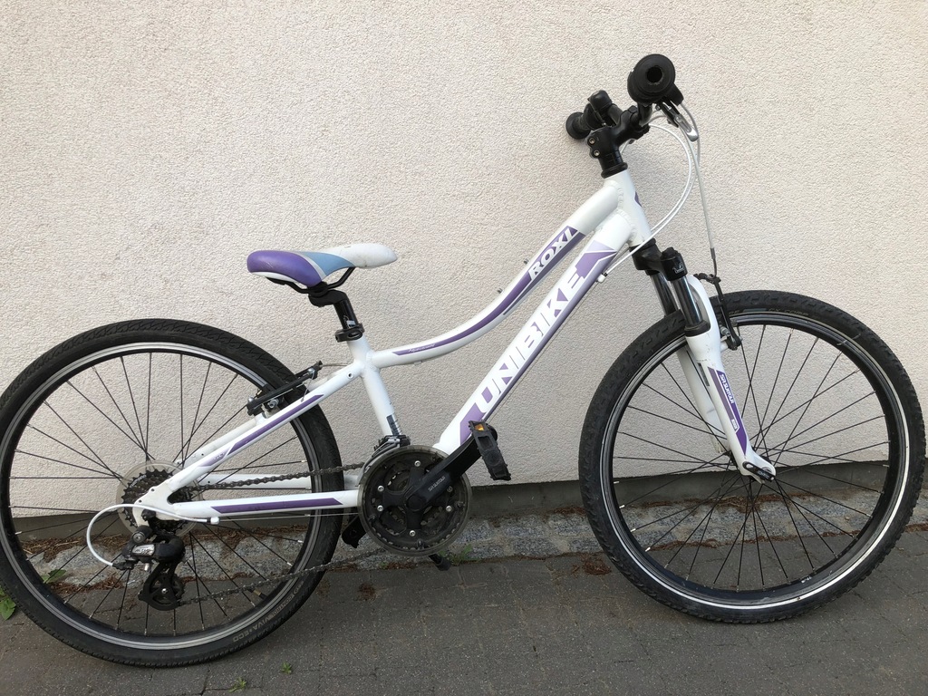 Świetny rower dla dziewczynki Unibike Roxi 24