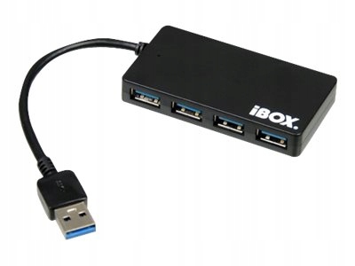 Ibox IUH3F56 Hub I-BOX Usb 3.0 Czarny 4-