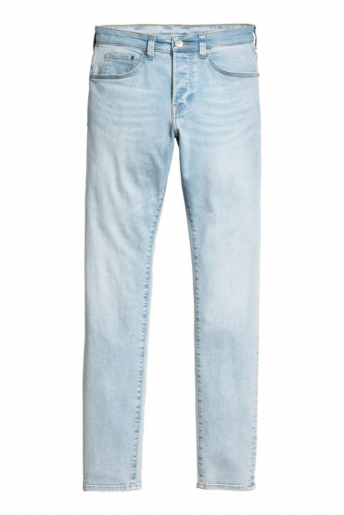 15U027 H&M__MJ9 SPODNIE SKINNY JEANS__W29/L34