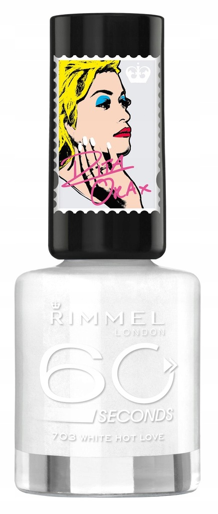 Rimmel 60 Seconds Super Shine 703 White Hot Love l