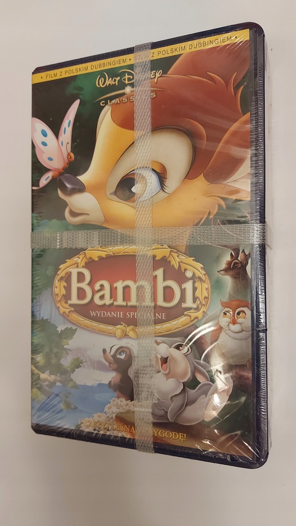 2x Disney Classics Bambi Robin Hood W FOLII unikat