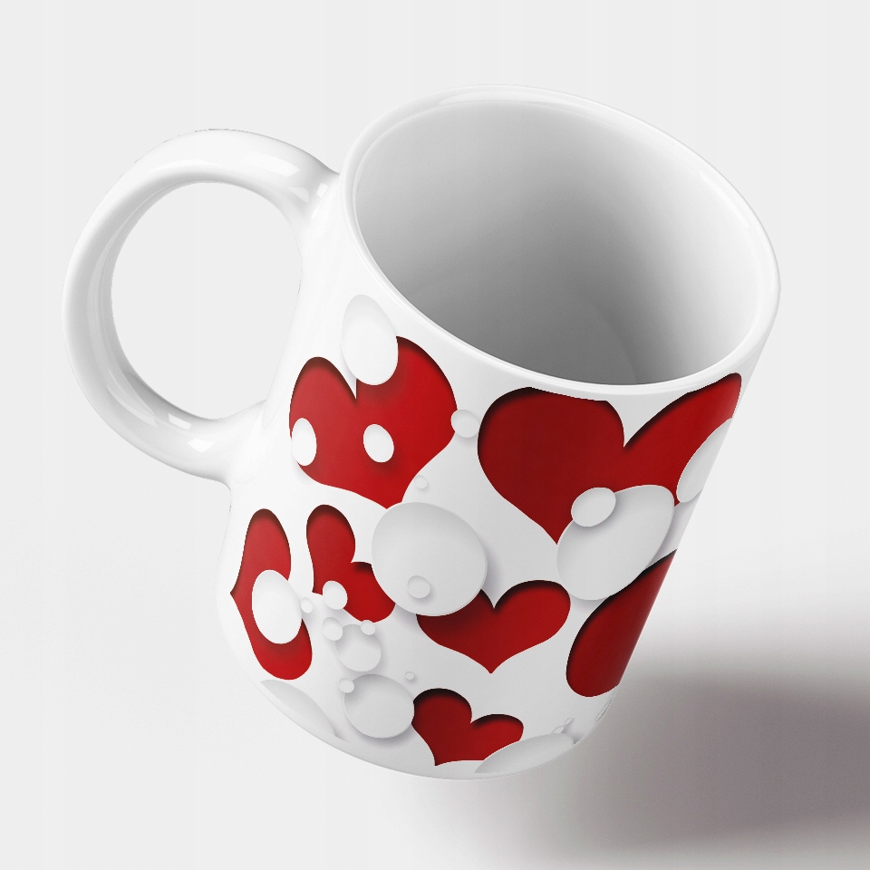 Kubek HEARTS - od 1 szt! WALENTYNKI (Mug_101)