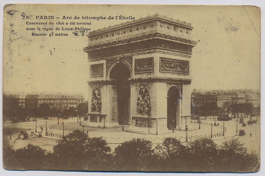 PARYŻ Paris 1913r. Tramwaj x751