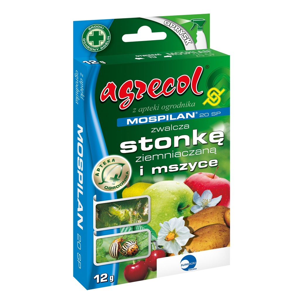 AGRECOL MOSPILAN 20SP TARCZNIK OCHOJNIKI OPUCHLAKI MISECZNIKI MSZYCE STONKI