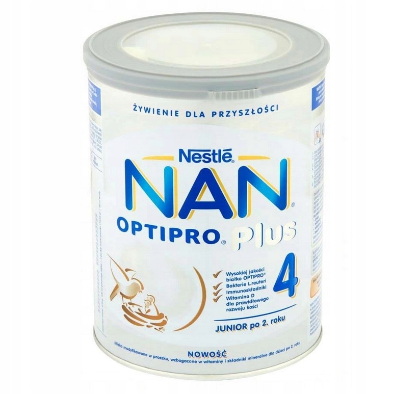 NESTLE NAN OPTIPRO PLUS 4 JUNIOR 800g MLEKO 800g