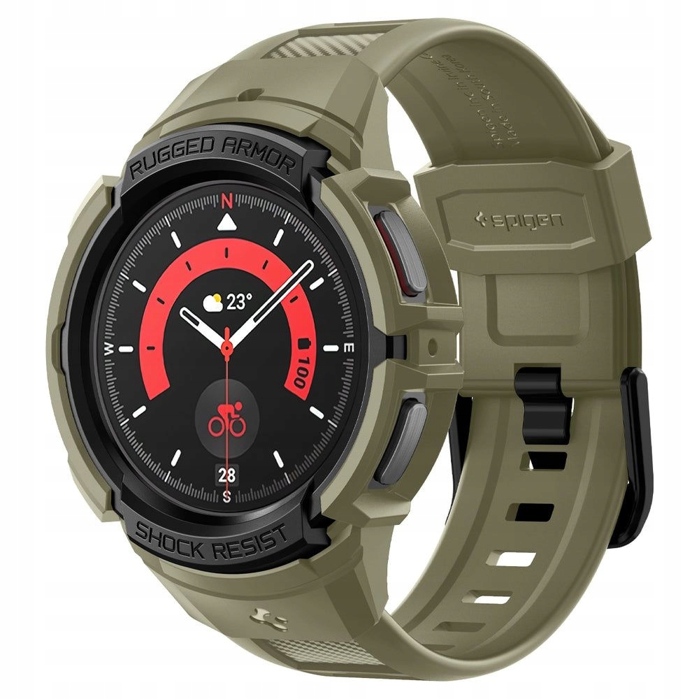 Pasek + etui Spigen Rugged Armor Pro Samsung Galaxy Watch 5 Pro 45mm Vintag