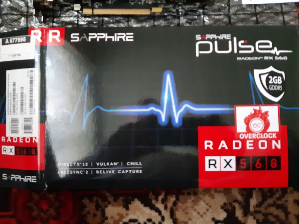 SAPPHIRE RX 560 PULSE 2 GB DDR5