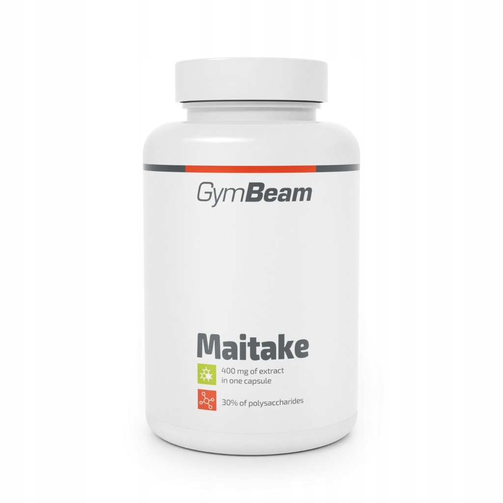 SUPLEMENT NA ODPORNOŚĆ MAITAKE GRIFOLA FRONDOSA ADAPTOGEN - GymBeam 90 kaps