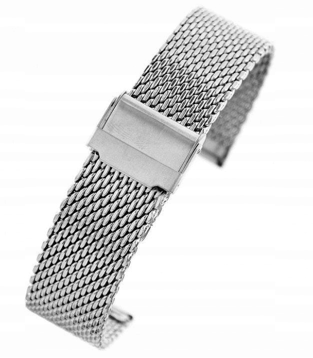 SREBRNA BRANSOLETA MESH DO ZEGARKA 14 mm JORDAN