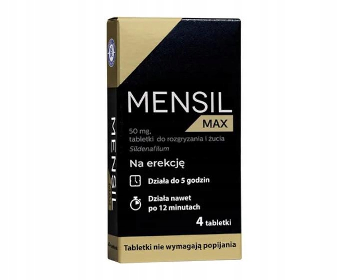 Apteczny MENSIL MAX potencja sildenafil erekcja 4t